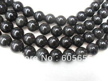 8mm Natural Black Obsidian Stone Round Loose Beads 5 strands per lot Free Shipping 2024 - buy cheap