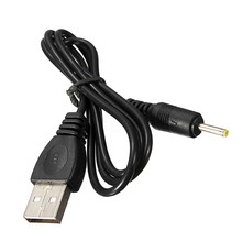 Preto universal 70cm 5 v 2.5mm cabo de alimentação usb para tablet carregador usb cabo jack atacado 2024 - compre barato