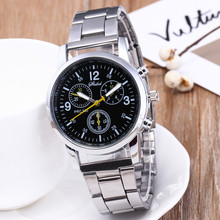 Mens Business Male Watch 2018 Fashion Classic Gold Quartz Stainless Steel Wrist Watch Watches Men Clock relogio masculino LD 2024 - buy cheap