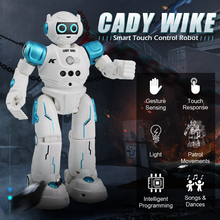 Умный робот с распознаванием голоса, сенсорное распознавание жестов, интеллектуальный программируемый ходячий танцевальный умный робот 2024 - купить недорого