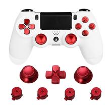Metal Thumb Grips for PS4 Controller Aluminum Replacement ABXY Bullet Buttons Thumbsticks Chrome D-pad for Sony Playstation 4 2024 - buy cheap