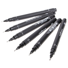 6pcs Drawing Pen Ultra Fine Line 005 01 02 03 05 08 Needle Point Painting Pens Drop Shipping Support 2024 - buy cheap