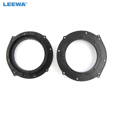LEEWA 2pcs Car Speaker Spacer Mats for Audi A4L/A5/A6 Refit Rings Spacers Ring Pad Adaptor Modified Audio Installation Kits 2024 - buy cheap
