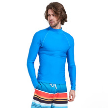 Sbart para hombre UPF 50 + manga larga Rashguard camisa de natación guardas de erupción Tops UV protección solar pieles básicas Crew Sun camiseta para surf para hombre 2024 - compra barato