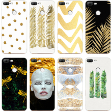 32H golden seaweed prints Soft Silicone Tpu Cover phone Case for huawei Honor 9 Lite 10 p 9 10 lite 2024 - buy cheap