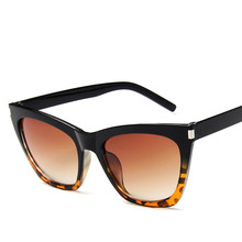 Female Vintage Sunglasses Women/Men Fashion Cat Eye Luxury Sun Glasses Classic Shopping Lady Black Leopard Oculos De Sol UV400 2024 - buy cheap