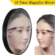 Новое увеличительное зеркало 10X зеркало для макияжа, косметическое увеличительное стекло для лица для бритья, компактные женские чашки, бесплатная доставка 2024 - купить недорого
