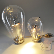 Originality Design Italy Blow Table Lamp Glass Desk Bottle Light Bedroom Office 2024 - buy cheap