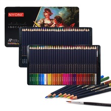 12/24/36/48/72 Colors Watercolor Wood Oil Colored Pencil Premium Soft Core Pencil Water Soluble Colored Pencils For Art Supplies 2024 - buy cheap