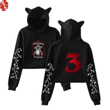 Stranger things 3 Cat Ear Hoodies Women Long Sleeve Fashion Printed Hooded Sweatshirts 2018 Hot Sale Casual Girls Sexy Hoodies 2024 - buy cheap