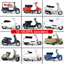 Maisto 1:18 PIAGGIO Vespa Alloy Motorcycle Diecast Model Toy For Baby Birthday Gift Toys Collection Original NEW Box 39540 2024 - buy cheap