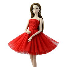 NK-vestido de Ballet corto para Ropa de muñeca Barbie, ropa de moda para muñecas Barbie, trajes 1/6, 085C 2024 - compra barato