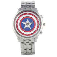 Мужские уникальные наручные часы с изображением Капитана Америка 2024 - купить недорого