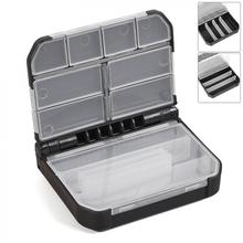 Caja de aparejos de pesca de 9,5x12x3,3 cm, 12 compartimentos de actividad, gancho de pesca, anillo, colgante y accesorios, Cajas de almacenamiento 2024 - compra barato