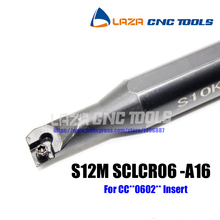 Soporte de torneado interno S12M-SCLCR/L06-A16, barra de perforación Indexable CNC S12M-SCLCR06-A16 o S12M-SCLCL06-A16, herramienta de torno 95Deg SCLCR 2024 - compra barato