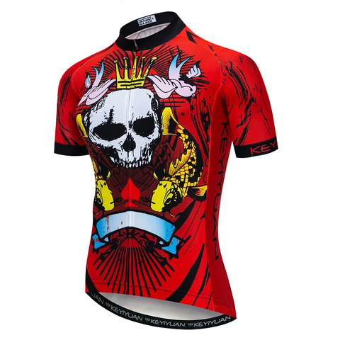 KEYIYUAN Mountain Bike Cycling Jersey Shirt Summer Breathable Cycling Clothing Pro Team MTB Bicycle Jersey Top Maillot Ciclismo 2022 - buy cheap