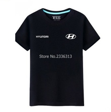 Camiseta de manga corta para hombre y mujer, camisa de algodón estándar Hyundai, ropa de trabajo para 4s de coche y tienda 2024 - compra barato