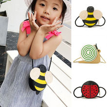 Cute Children Girl Bags Bee Ladybug Snails Baby Kid Girl's Crossbody Small Bag Messenger Wallet Hot 2024 - buy cheap