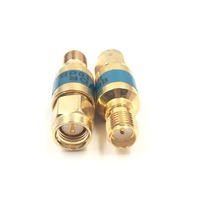 Venta al por mayor directa de fábrica 1pce atenuador 2 W 2 vatios DC-3 Ghz 10dB SMA RF potencia coaxial M jack F 50 resistencia oro 2024 - compra barato