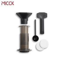 Кофейная бутылка MICCK с фильтром, многоразовая портативная кофеварка с прессом, для отдыха на открытом воздухе, туризма, чайный сервиз 2024 - купить недорого