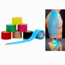 Muscle Tape 5cm x 5m Sports Tape Cotton Elastic Adhesive Muscle Bandage Care Physio Strain Injury Support 2024 - buy cheap