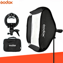 Godox Ajustable Flash Softbox 80cm * 80cm + S type Bracket Mount Kit for Flash Speedlite Studio Shooting 2024 - buy cheap