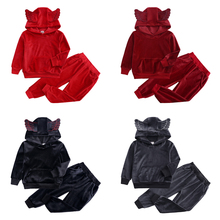 Conjunto de roupas esportivas de algodão para meninos e meninas, conjunto de roupas para crianças de 1- 7 anos db497 outono inverno 2024 - compre barato