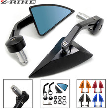 1 Pair 7/8" 22mm Universal Motorcycle Aluminum Rear View Black Handle Bar End Side Rearview Mirrors 2024 - buy cheap