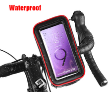 Bolsa de teléfono impermeable Universal para motocicleta, soporte para manillar de bicicleta, para iPhone 12 pro Max 11 Xs 8 2024 - compra barato