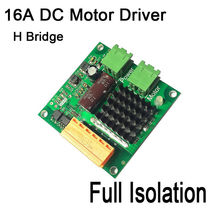 DC 12V 24V 16A DC Motor Drive Module High Power H Bridge PWM Input Full Isolation for Brush motor 2024 - buy cheap