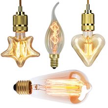 retro vintage edison bulb E14/E27 40w 110v/220v ampoule vintage lamp edison bulb Incandescent Filament Decorative lighting 2024 - buy cheap