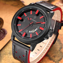 CURREN Sport Watches Men Luxury Brand Leather Strap Men Army Military Wristwatches Clock Male Quartz Watch Relogio Masculino 2024 - buy cheap