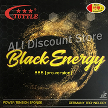 Tuttle ITTF Black Energy 888, esponja para tartas de Alemania, 40 + goma para tenis de mesa, goma para ping pong, envío gratis 2024 - compra barato