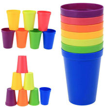 7X Smoothie Plastic Drink Cup Iced Coffee Juice Liquid Beaker Lid Party 2024 - buy cheap
