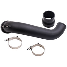 New 3" Piping Aluminum Intake Turbo Charge Pipe for BMW N55 3.0T 335i E82 Black 2013 2024 - buy cheap