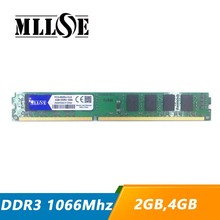 Mllse-memória ram ddr3, modelo de computador desktop, 2gb, 4gb, 1066 1066mhz, 2gb, 4g, memória ram 2024 - compre barato
