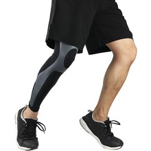 Deportes al aire libre compresión de seguridad pierna manga soporte ciclismo muscular presión rodillera Protector invierno calentadores de pierna 2024 - compra barato