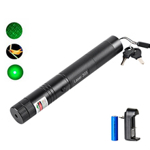Green Laser Pointer Powerful Laser Pen 303 High Power Lazer 532nm 5mW Adjustable Burning Match with  Rechargeable 18650 Battery 2024 - buy cheap