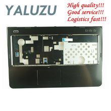 Yaluzu nova topcase palmrest c escudo para dell inspiron 14r n4110 touchpad 0yh55n yh55n caso superior teclado bezel capa superior preto 2024 - compre barato