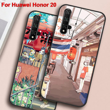 Carcasa de 6,26 "carcasa de parachoques para Huawei Honor 20 funda de teléfono de TPU de silicona suave de YAL-AL00 flores para Huawei Honor20 A de los casos 2024 - compra barato