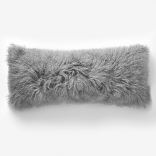 Light Gray Tibetan Lamb Fur Cushion Cover Chair Mongolian Fur Pillow Cover For Sofa Decorative Pillows Capa De Almofada 2024 - buy cheap