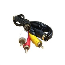 500 шт./лот S-Video AV RCA кабель провод для SEGA Saturn SS 6FT высокое качество 2024 - купить недорого