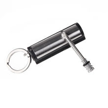 Smoking Permanent Match Striker Lighter with Key Chain Silver for Camping Hiking 2024 - buy cheap