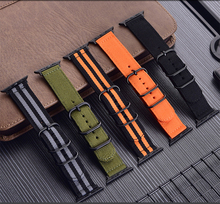 Watch Strap Woven Nylon Bracelet 38/40mm 42/44mm Series 1 2 3 Iwatch Band Pulseira Sport Belt Watchband Watch Accessories 2024 - buy cheap