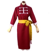 2018 Gintama Silver Soul Kagura Cosplay Costume Women Short Sleeves Cheongsam the Chinese Dress Pants Kimono Uniform Suit 2024 - buy cheap