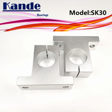 Kande Bearings 2pcs SK30 30mm  linear shaft support for 3D printers sliding  SK30  30mm 2024 - buy cheap