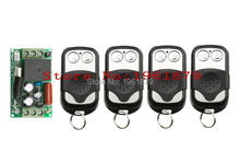 RF  Wireless Remote Control  AC 220 V  1 CH   50*30*18 mm 1  Receiver  & 4  transmitter  waterproof  2 keys 2024 - buy cheap