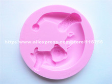 New! Free Shipping Moon & Bear Shaped Silicone Mold Cake Decoration Fondant Cake 3D Food Grade Silicone Mould 138 2024 - buy cheap