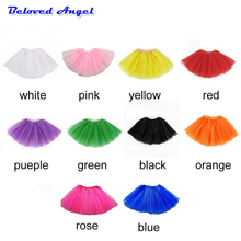 Summer Baby Girl Candy Color Half-length Tulle Tutu Skirt 14 Colors Ball Gown Age 2-7 Princess Girls Ballet Dancing Party Skirt 2024 - buy cheap