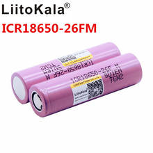 2pcs/lot Original LiitoKala 3.7V 18650 2600mAh batteries rechargeable Battery ICR18650-26FM safe batteries Industrial use 2024 - buy cheap